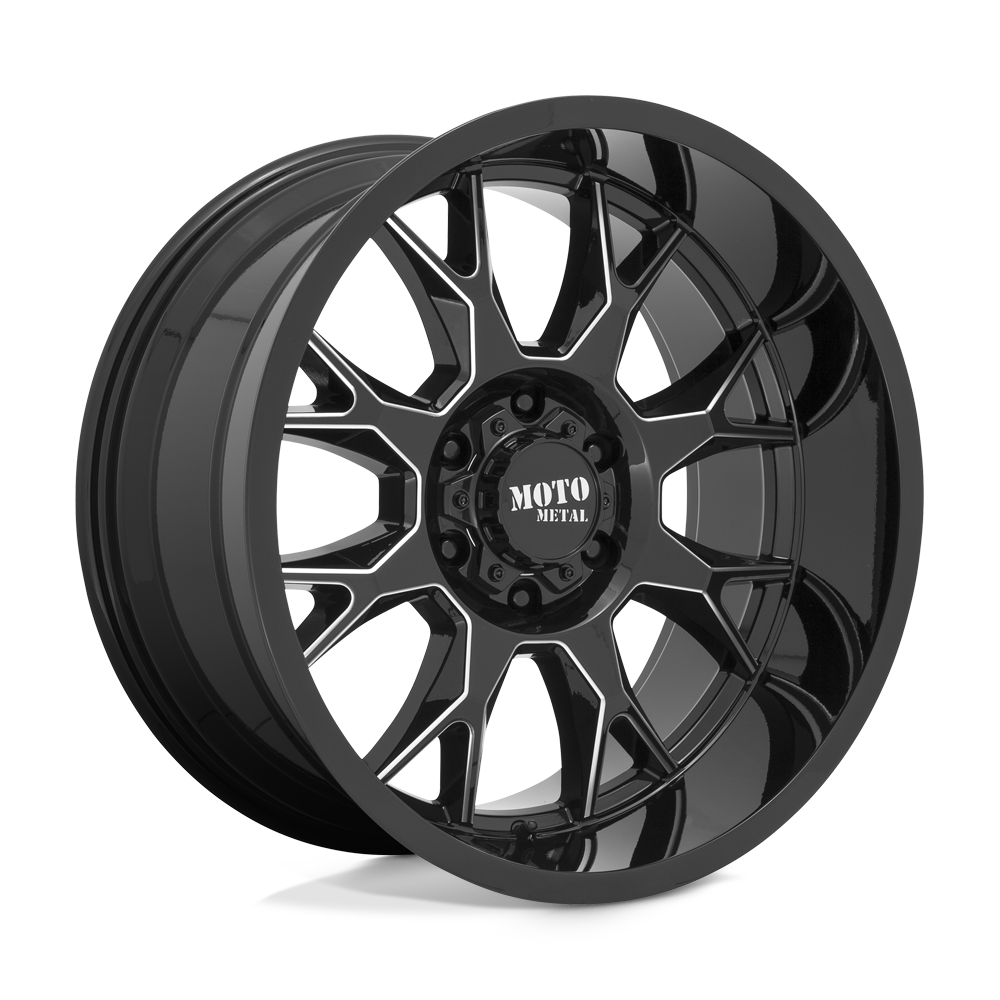 Moto Metal MO806 GLOSS BLACK MILLED