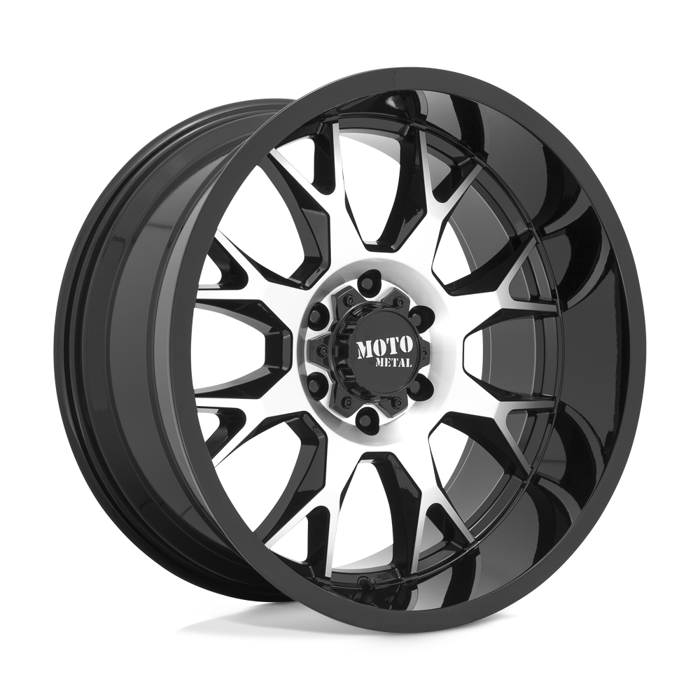 Moto Metal MO806 GLOSS BLACK MACHINED
