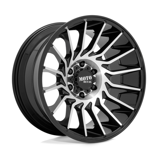 Moto Metal MO807 GLOSS BLACK MACHINED