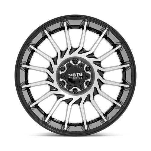 Moto Metal MO807 GLOSS BLACK MACHINED