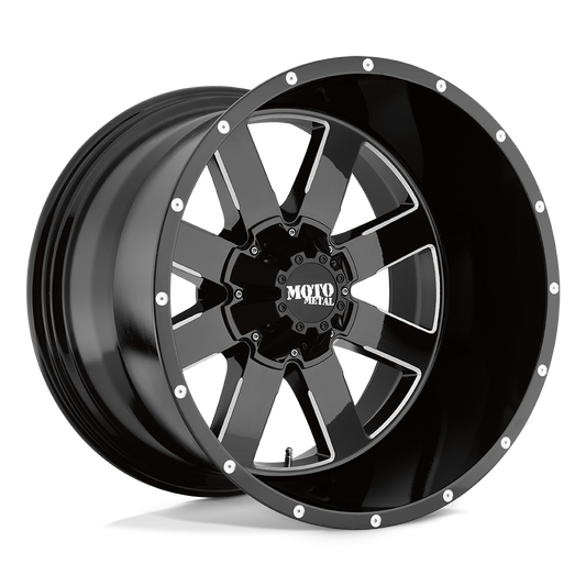 Moto Metal MO962 GLOSS BLACK MILLED