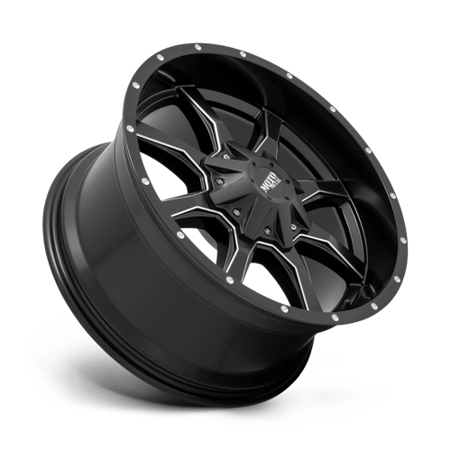 Moto Metal MO970 SEMI GLOSS BLACK MILLED