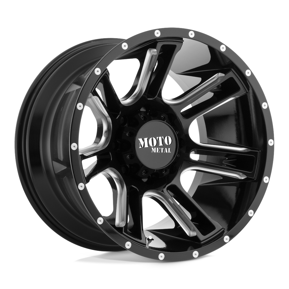Moto Metal MO982 AMP GLOSS BLACK MILLED