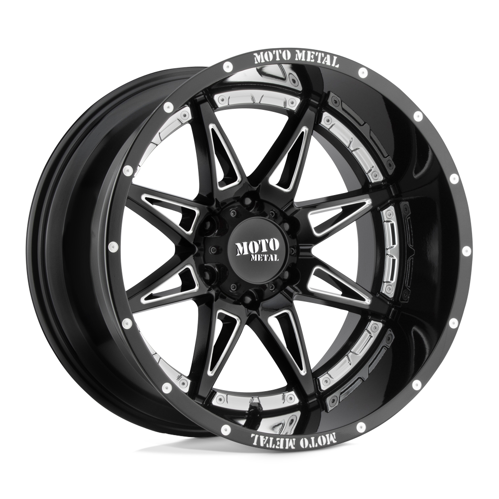 Moto Metal MO993 HYDRA GLOSS BLACK MILLED