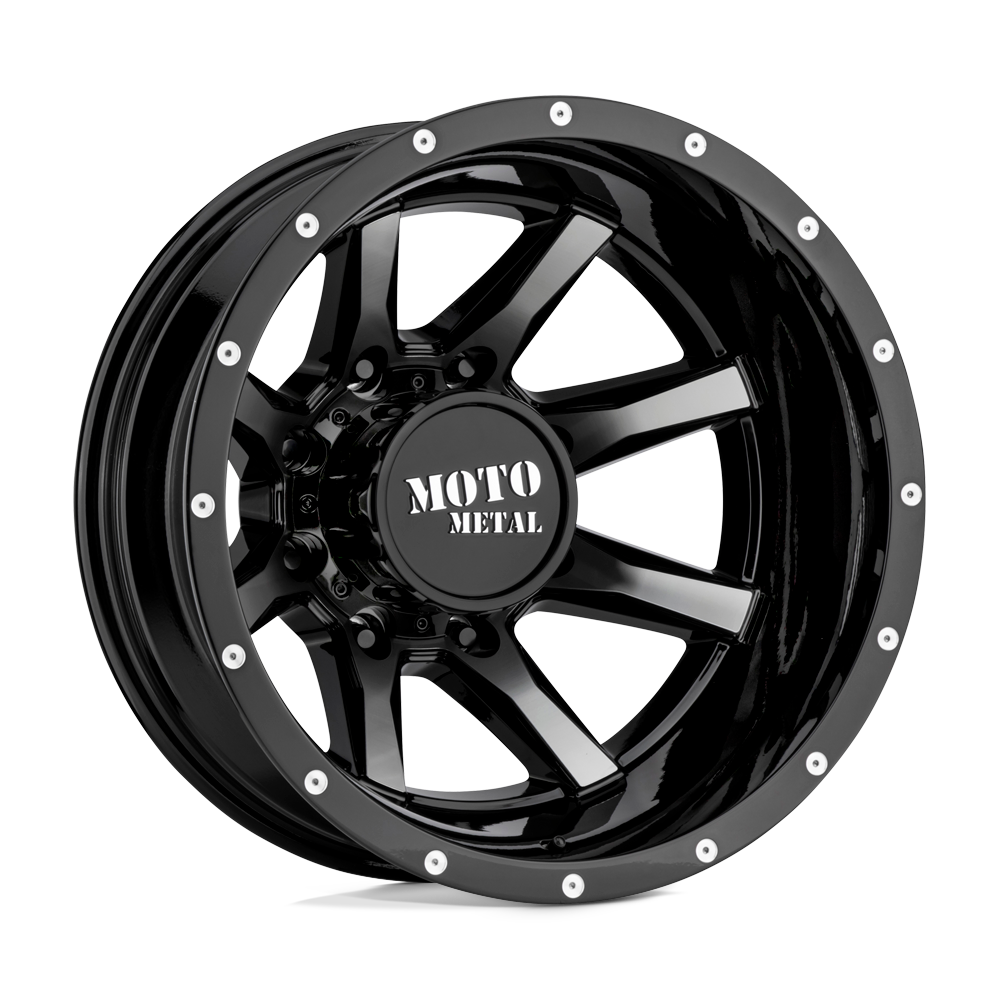 Moto Metal MO995 GLOSS BLACK MACHINED - REAR