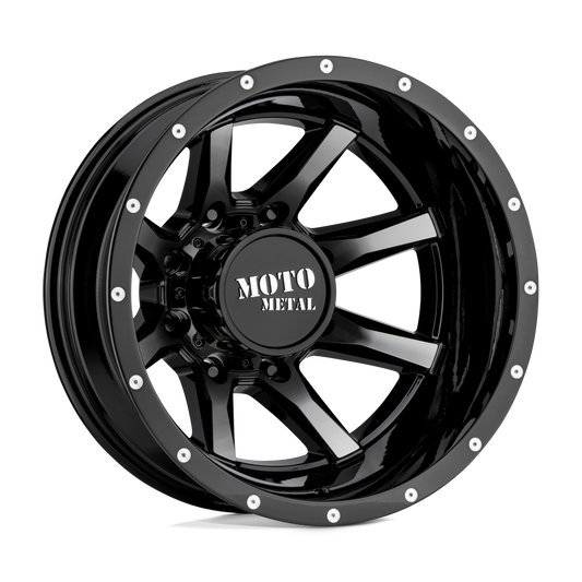 Moto Metal MO995 GLOSS BLACK MACHINED - REAR