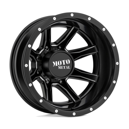 Moto Metal MO995 SATIN BLACK MILLED - REAR