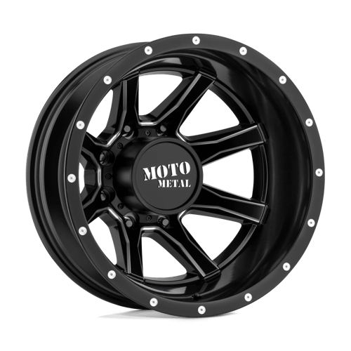 Moto Metal MO995 SATIN BLACK MILLED - REAR