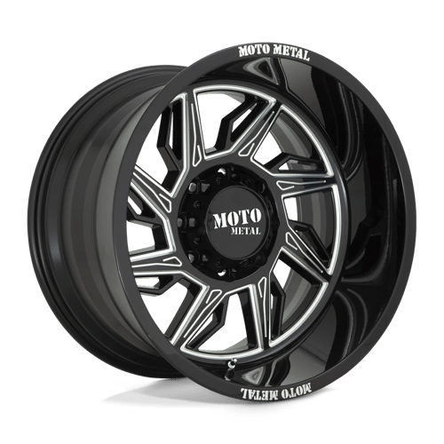 Moto Metal MO997 HURRICANE GLOSS BLACK MILLED - LEFT DIRECTIONAL