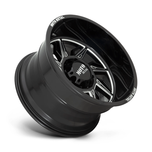Moto Metal MO997 HURRICANE GLOSS BLACK MILLED - LEFT DIRECTIONAL