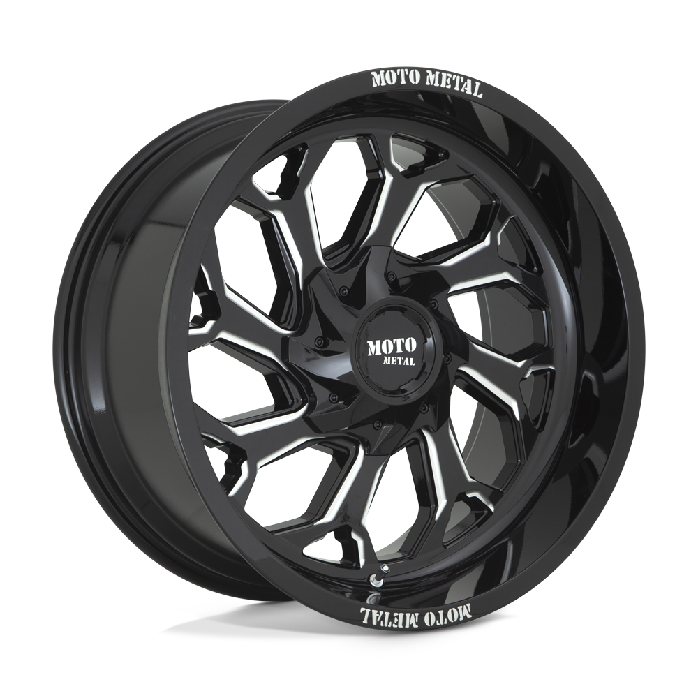 Moto Metal MO999 GLOSS BLACK MILLED