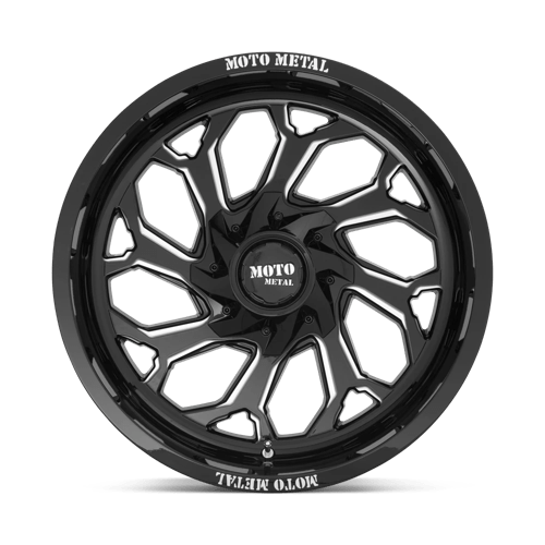 Moto Metal MO999 GLOSS BLACK MILLED
