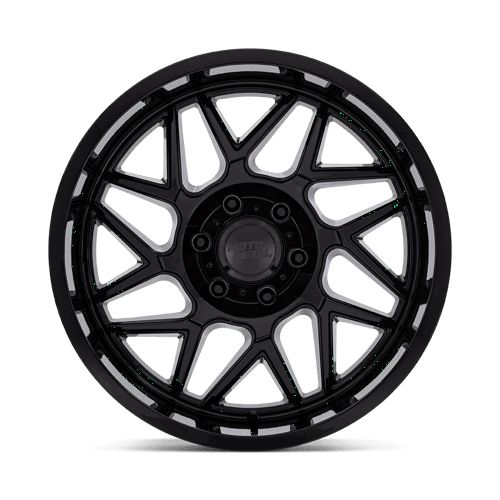 Moto Metal MO812 TURBINE Gloss Black off-road wheel with distinctive design and durable engineering.