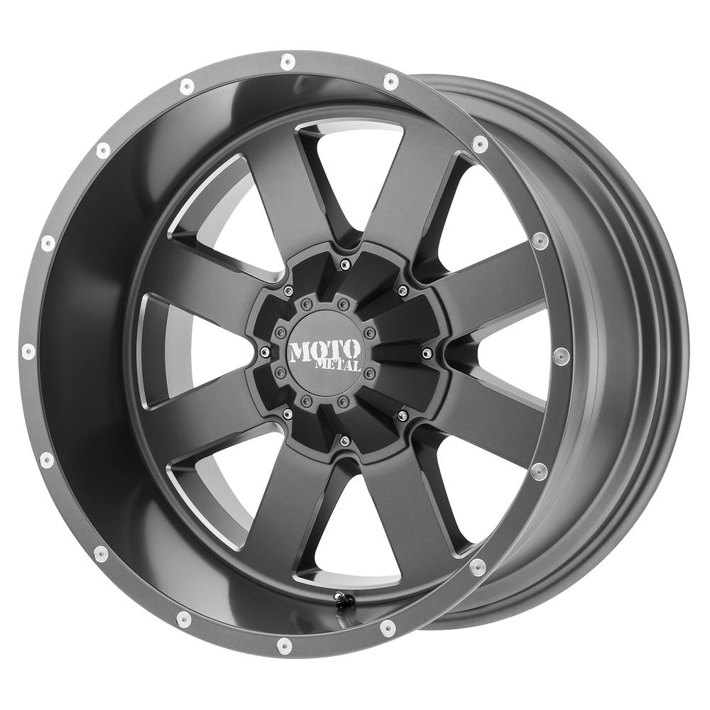 Moto Metal MO962 SATIN GRAY MILLED
