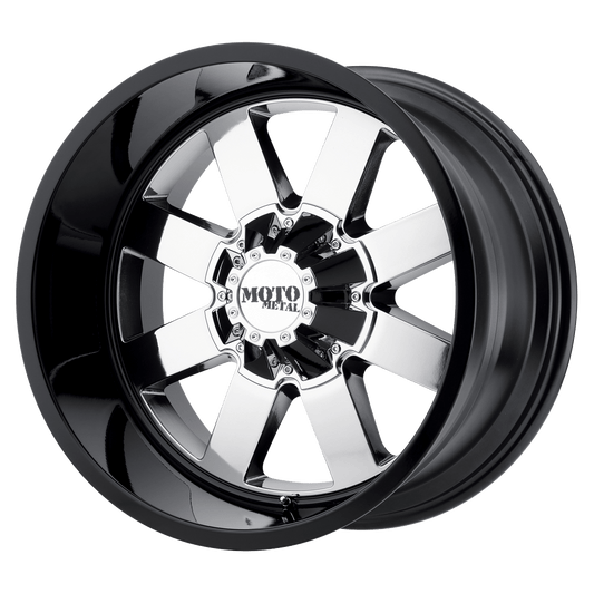 Moto Metal MO962 PVD CENTER GLOSS BLACK LIP
