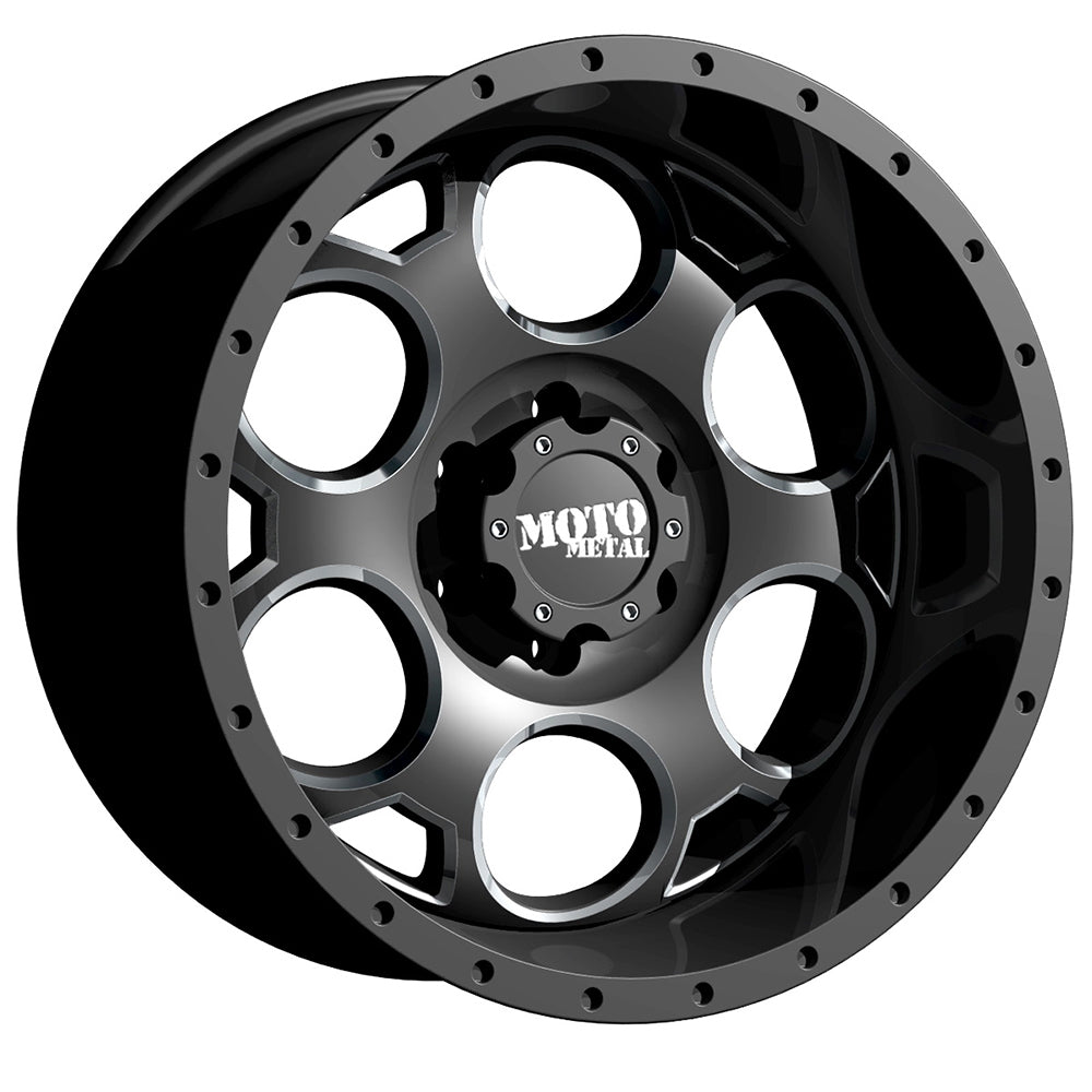 Moto Metal MO964 SATIN BLACK MILLED
