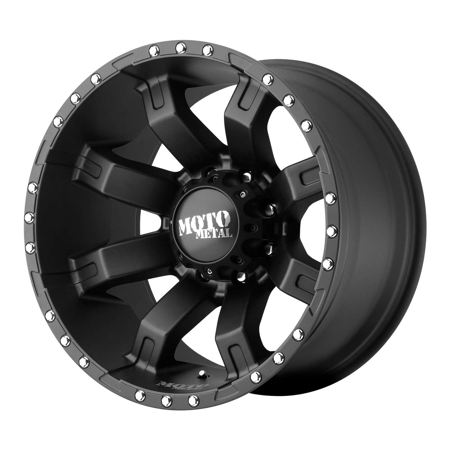 Moto Metal MO968 SATIN BLACK WITH CLEARCOAT