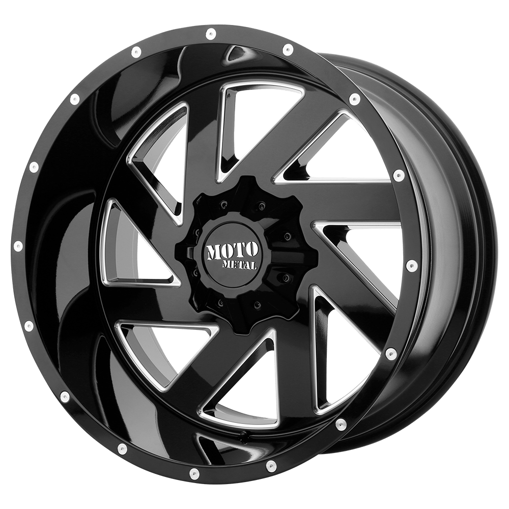 Moto Metal MO988 MELEE GLOSS BLACK MILLED
