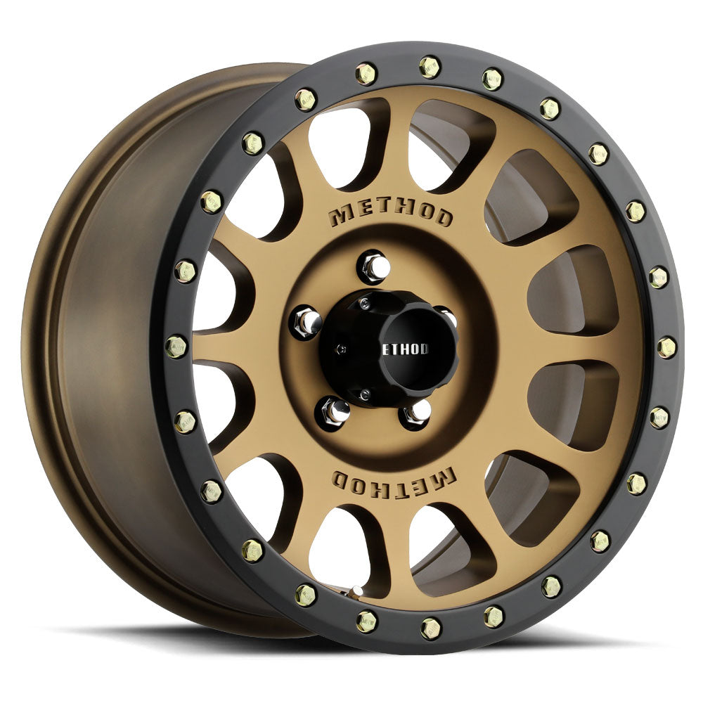 Method Wheels 305
NV Method Bronze® - Matte Black Lip