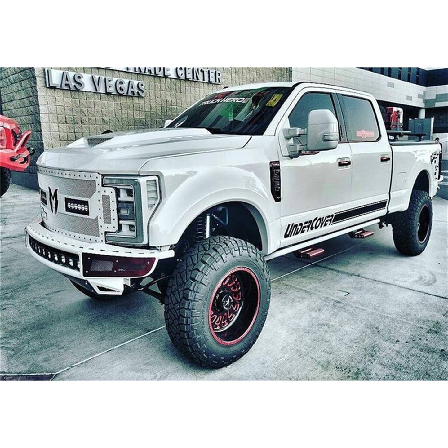 N-Fab | M-RDS PreRunner Front Bumper (1 Pc) w/Skid Plate-17-22 F250/350-TX Blk | F171MRDS-TX