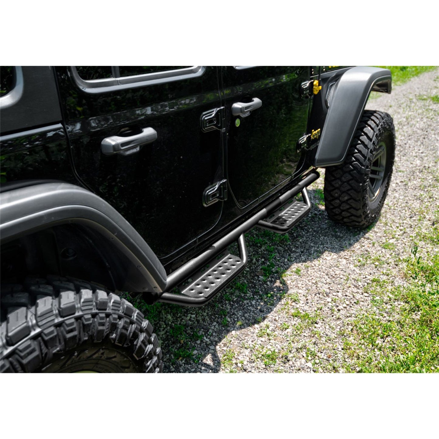 N-Fab | Nerf Step RS-Full Len (2 Stps)-07-18 Wrangler JK 4Dr-TX Blk | 507416412