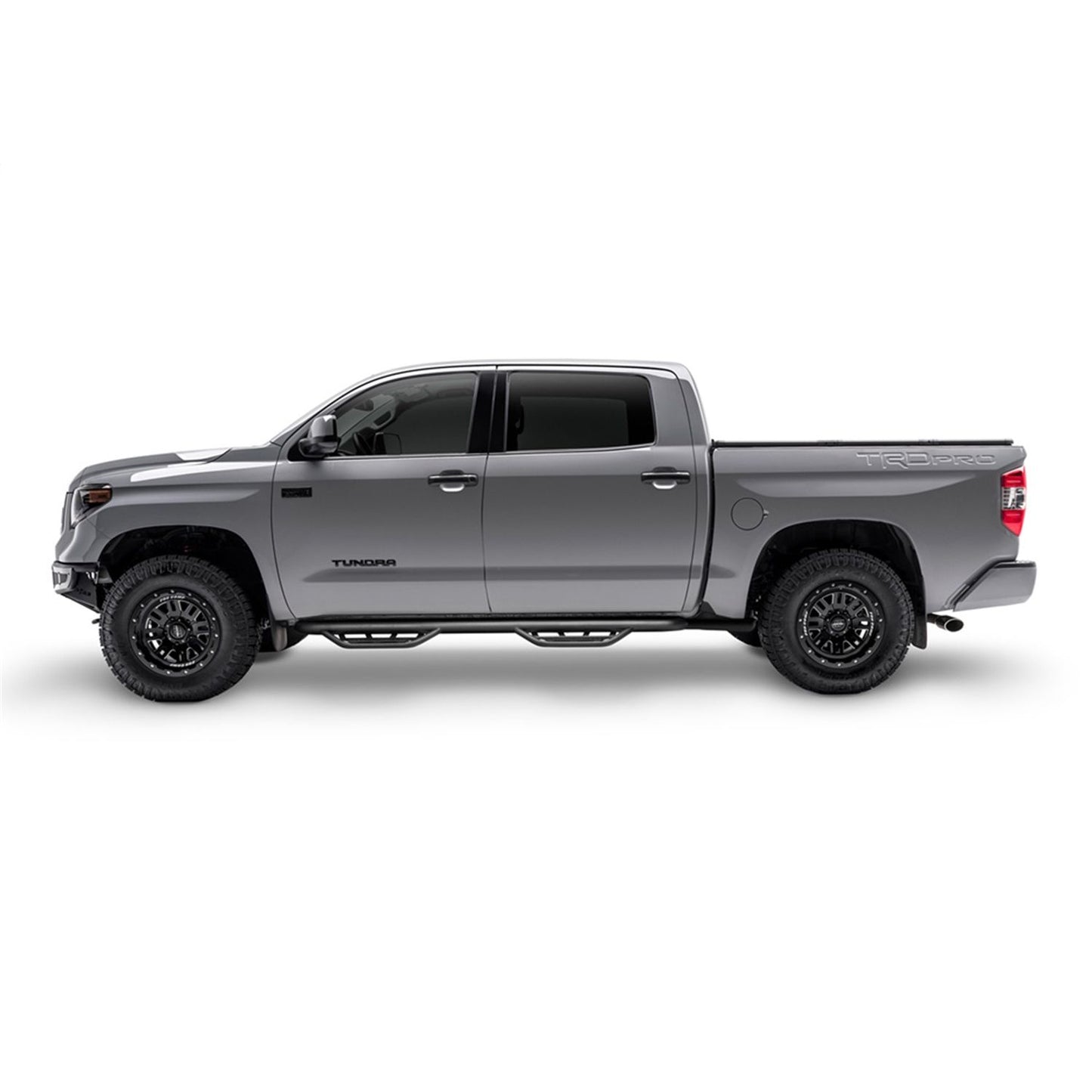 N-Fab | PodiumLG-Cab Len (2 Steps)-07-13 Silv/Sierra1500/07-10HD/11-14HD Gas Crew-TX Blk | HPC0780CC-TX
