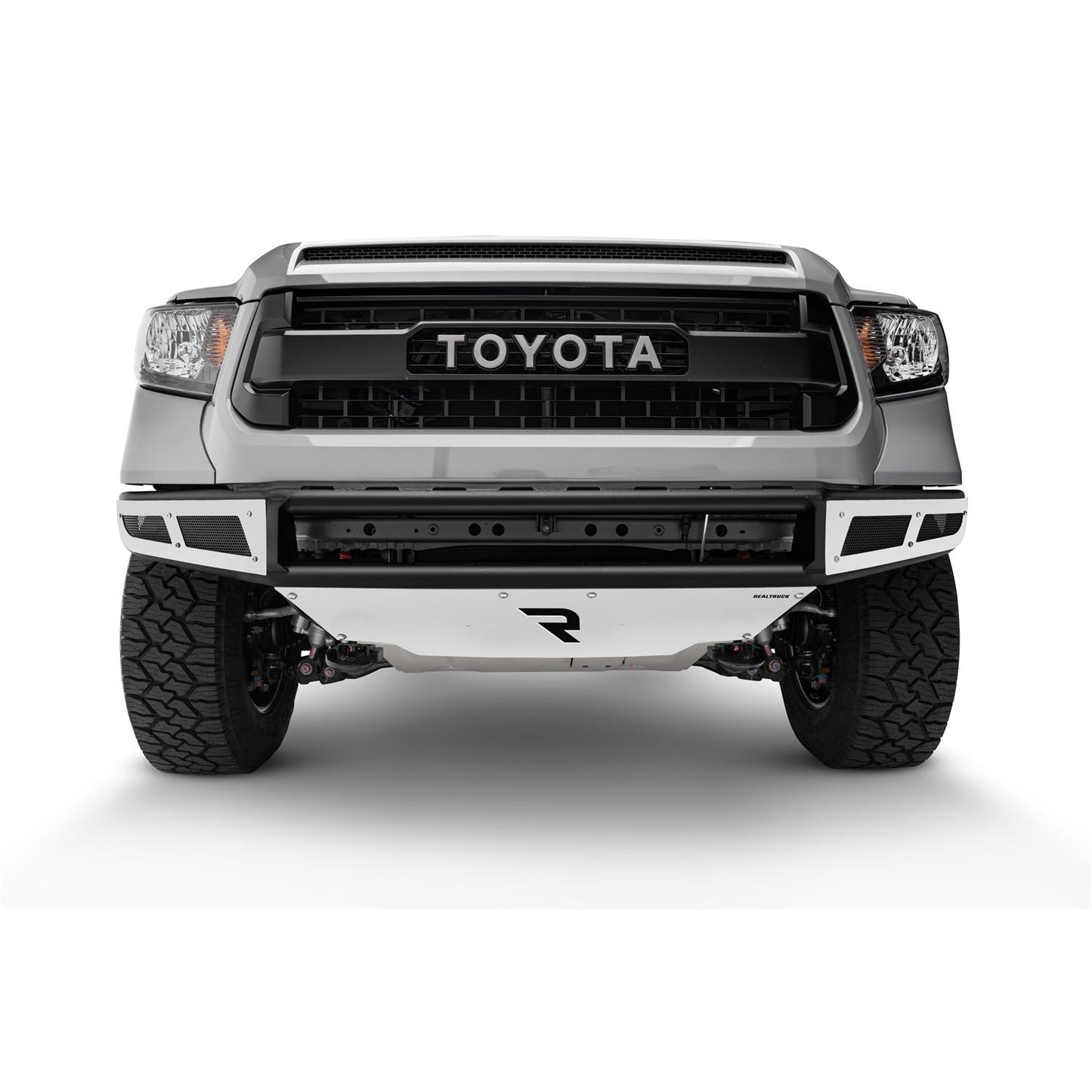 N-Fab | M-RDS PreRunner Front Bumper (1 Pc) w/Skid Plate-14-21 Tundra-Gloss Blk | T141MRDS