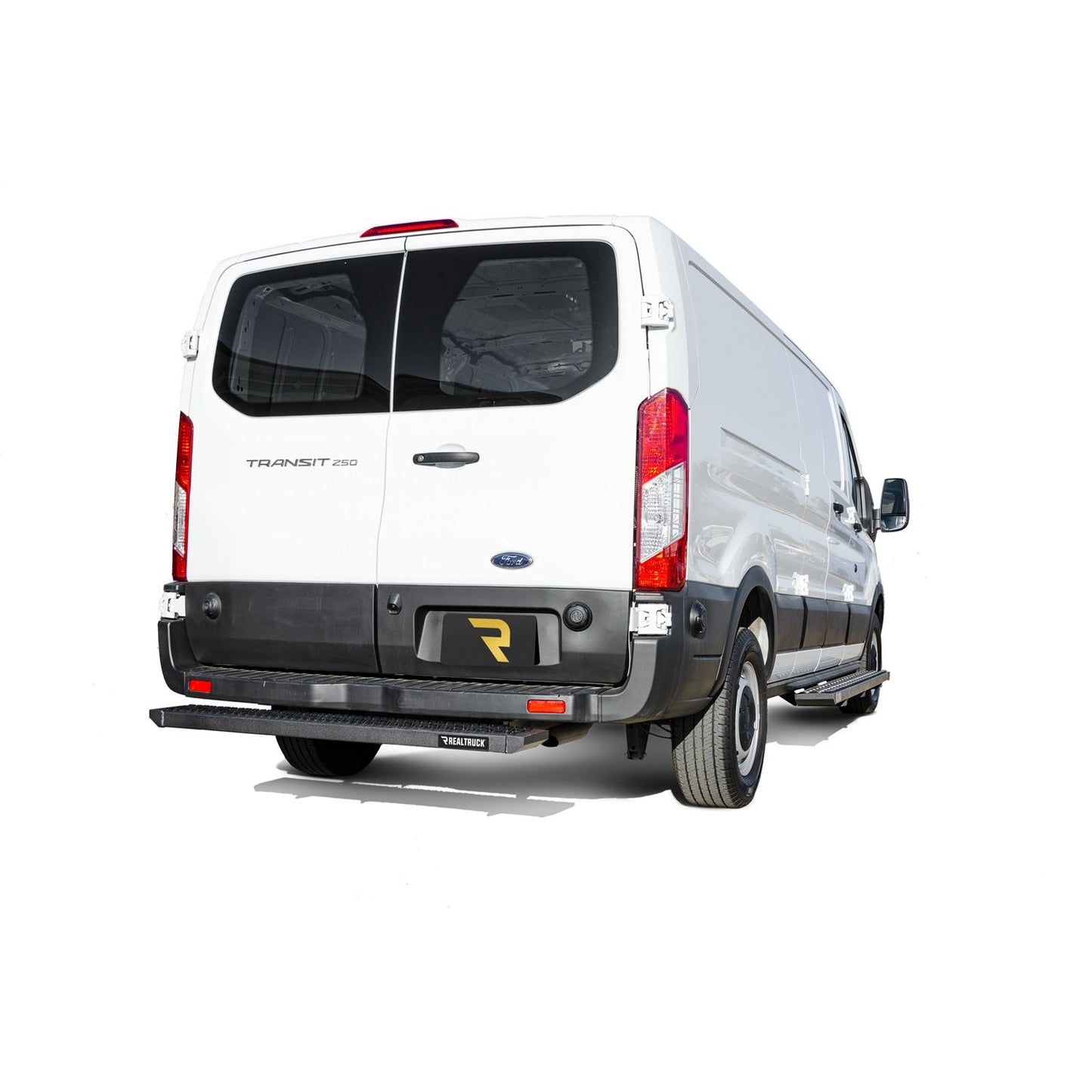 N-Fab | Growler-Rear Door Step-19-24 Transit Van-TX Blk | GFF19VR-TX