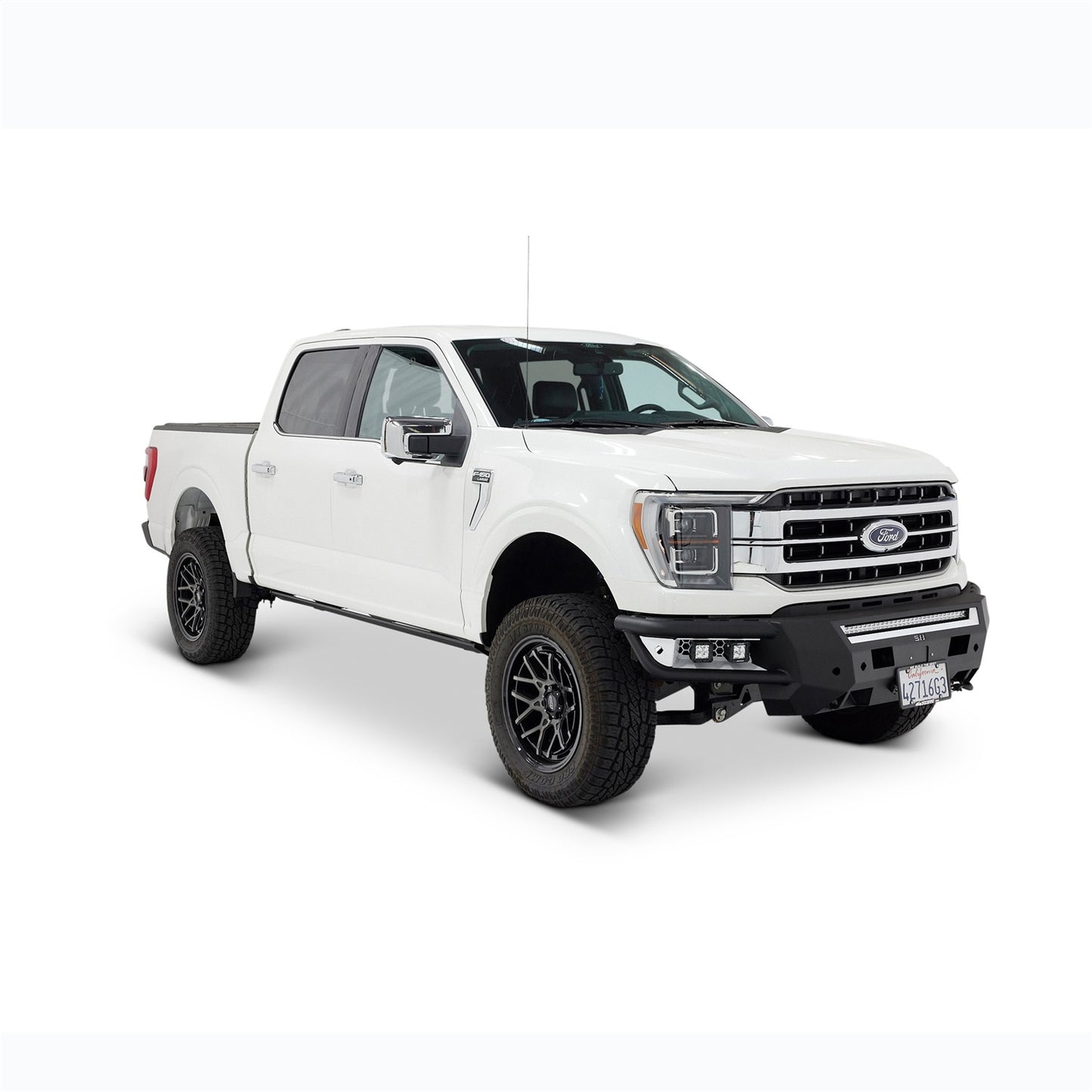 Smittybilt Command Series Dual-Motor Auto Steps Matte Black Capacity 600 lbs. Integrated Led Lights I PWD1001