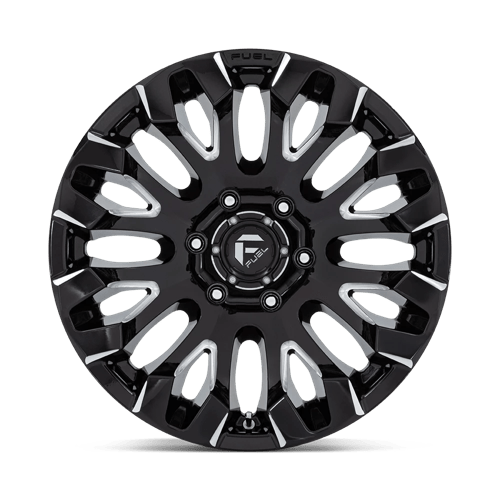 Fuel 1PC D828 QUAKE GLOSS BLACK MILLED