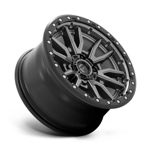 Fuel 1PC D680 REBEL MATTE GUN METAL BLACK BEAD RING
