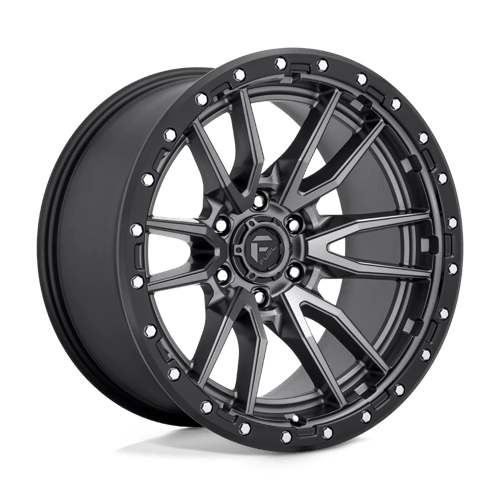 Fuel 1PC D680 REBEL MATTE GUN METAL BLACK BEAD RING