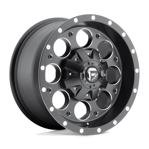 Fuel 1PC D525 REVOLVER MATTE BLACK MILLED