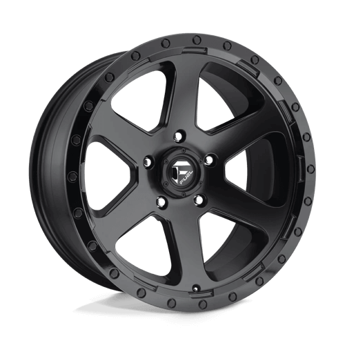 Fuel 1PC D589 RIPPER MATTE BLACK GLOSS BLACK LIP
