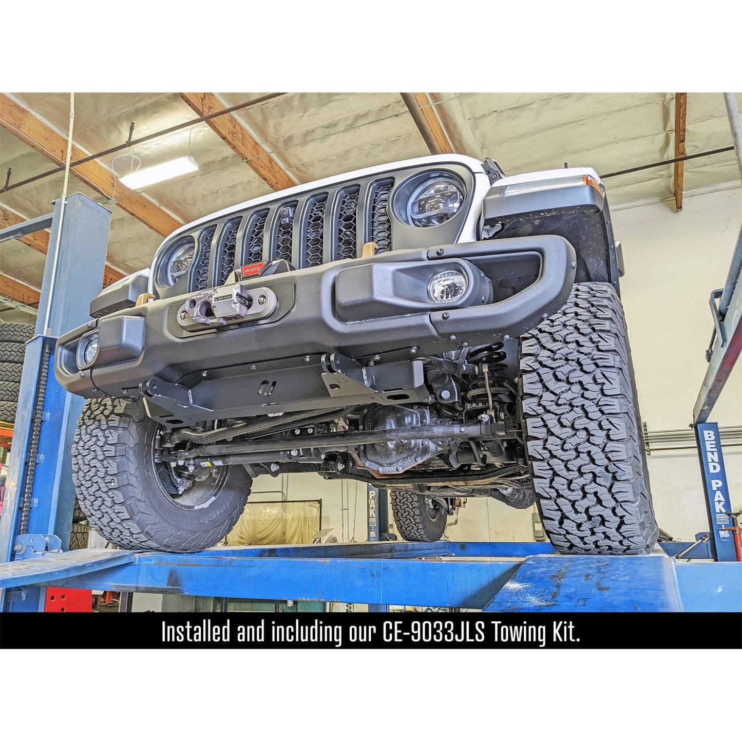 ROCKJOCK 18-C Wrangler/20-C Gladiator Winch Plate Kit For Factory Steel Bumper I RJ-641100-101