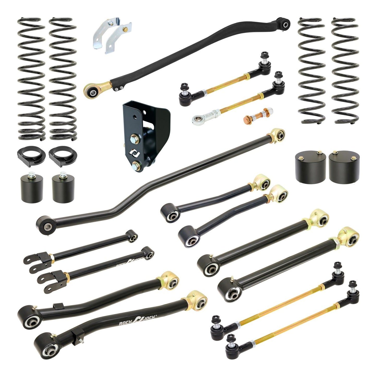 ROCKJOCK 18-C Wrangler Gas V6 Pro Edition Johnny Joint Suspension System 3.5 In. Lift I RJ-JLG001-101