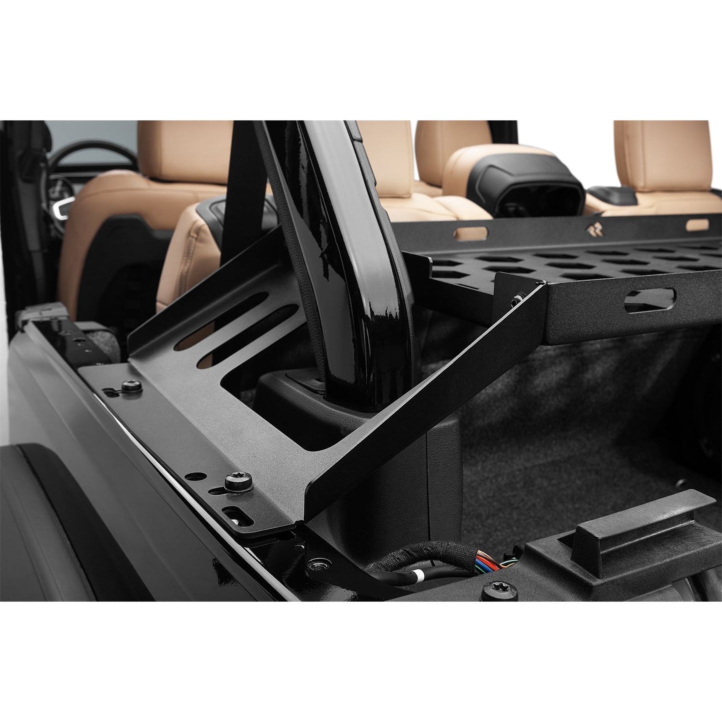 RUGGED RIDGE | 13551.41 | 07-C Jeep Wrangler Jk/Jl 4 Dr Interior Storage Rack Black