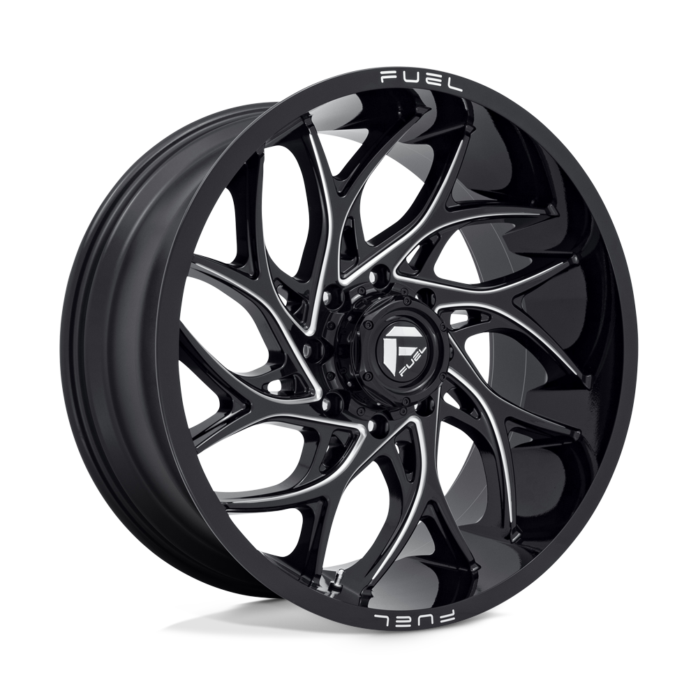 Fuel 1PC D741 RUNNER GLOSS BLACK MILLED