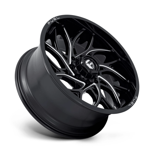 Fuel 1PC D741 RUNNER GLOSS BLACK MILLED
