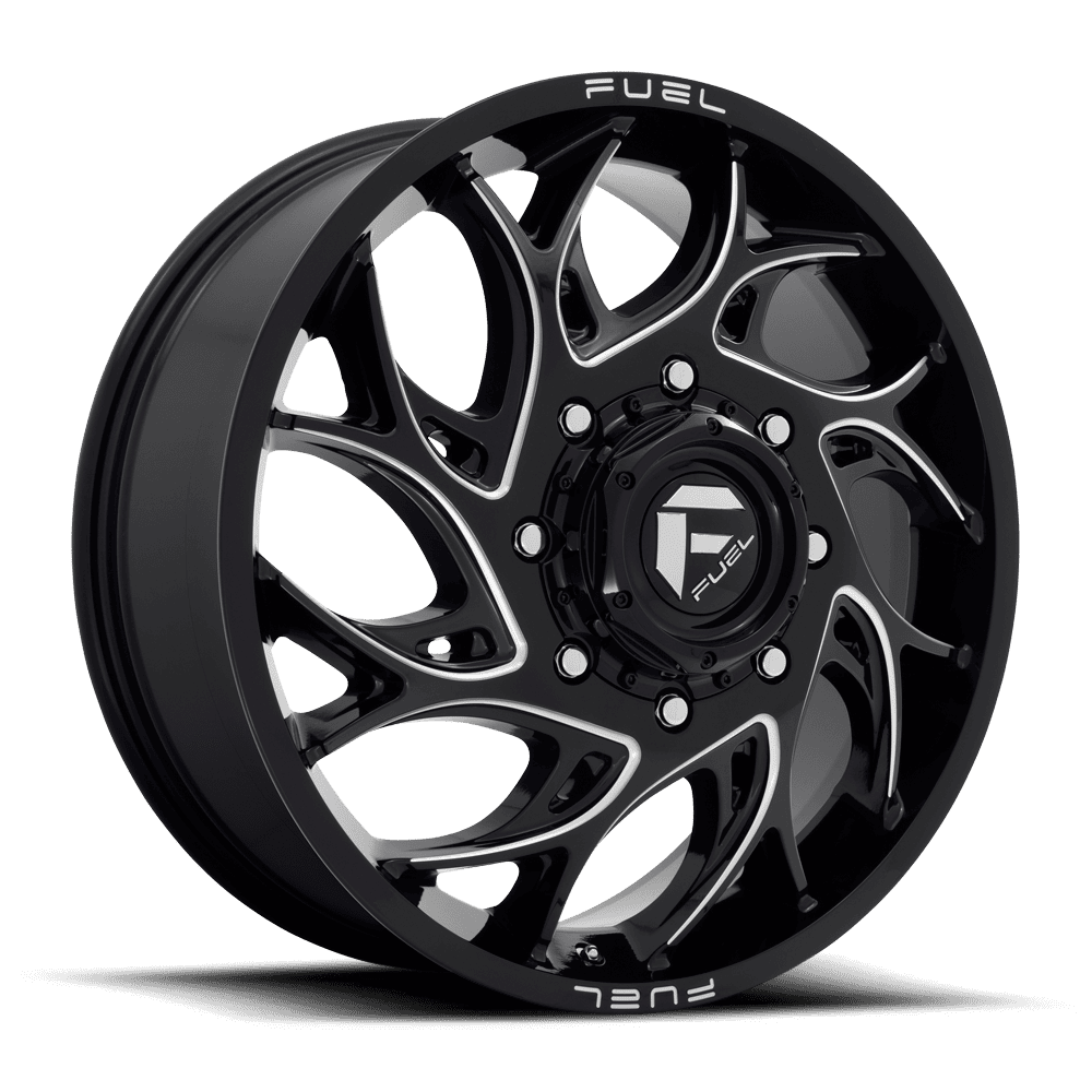 Fuel 1PC D741 RUNNER GLOSS BLACK MILLED