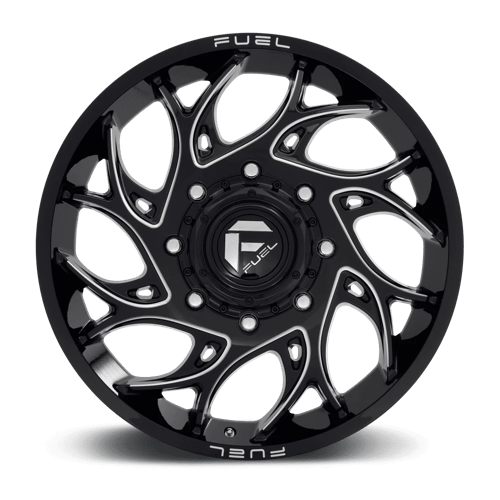 Fuel 1PC D741 RUNNER GLOSS BLACK MILLED