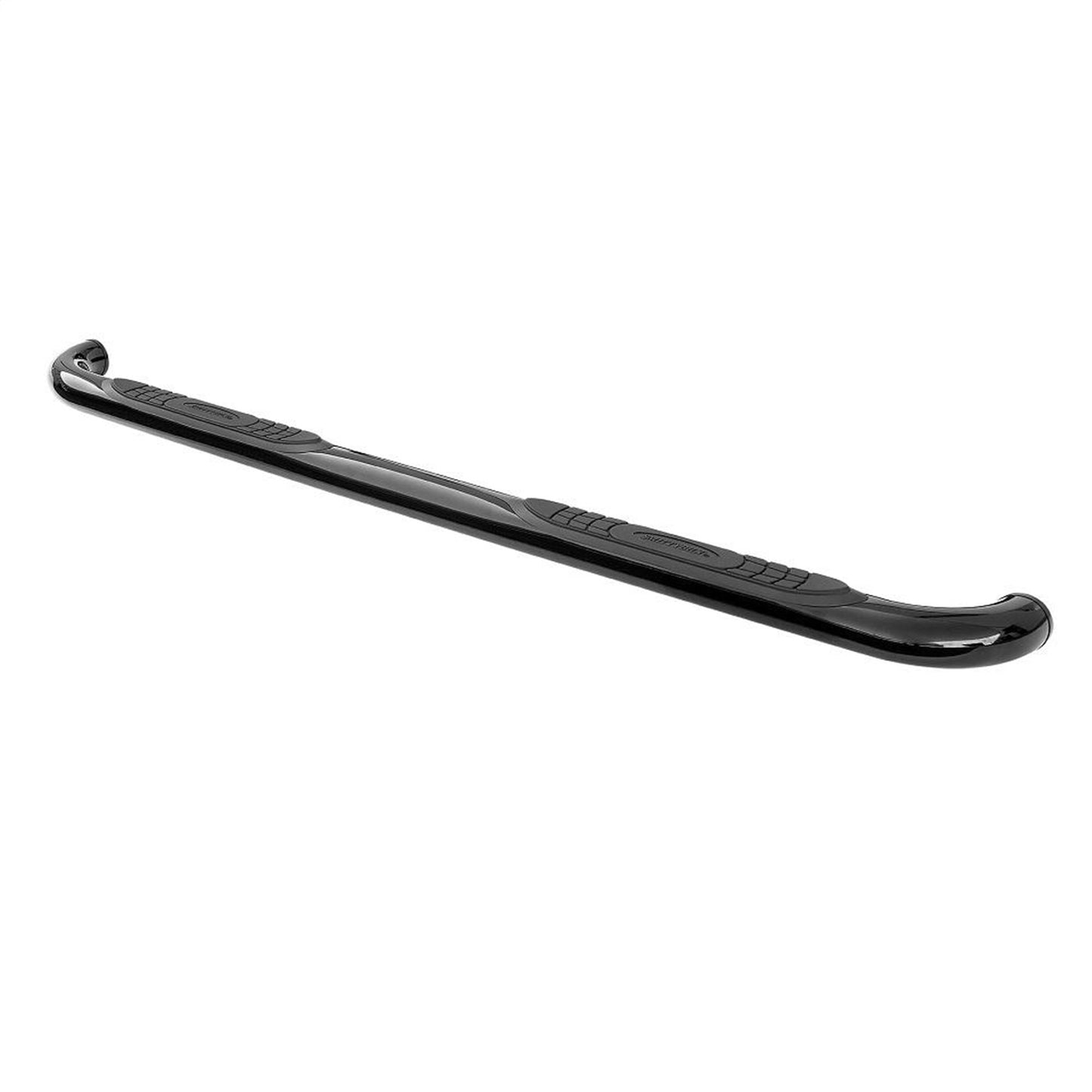 Smittybilt Sure Step Side Bar Gloss Black Finish 3/8-1/4 in. Steel No Drill Brackets Included I CN1950-S4B