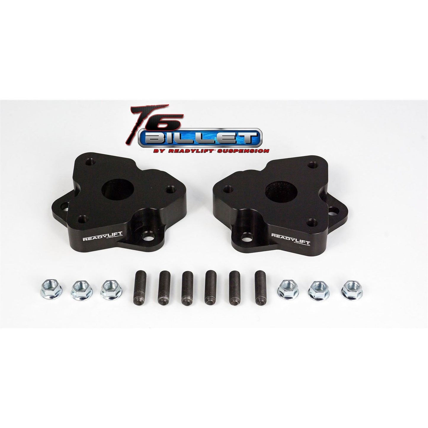 ReadyLIFT 2'' Leveling Kit T6 Billet Black without Shocks (1500) T6-1030-K