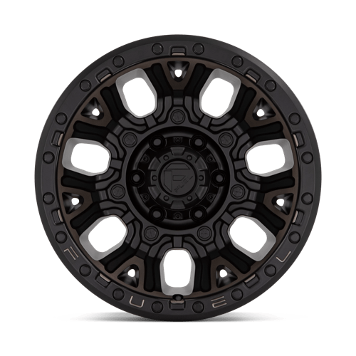 Fuel 1PC D824 TRACTION MATTE BLACK WITH DOUBLE DARK TINT