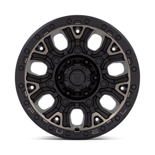 Fuel 1PC D824 TRACTION MATTE BLACK WITH DOUBLE DARK TINT