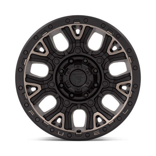 Fuel 1PC D824 TRACTION MATTE BLACK WITH DOUBLE DARK TINT
