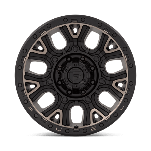 Fuel 1PC D824 TRACTION MATTE BLACK WITH DOUBLE DARK TINT