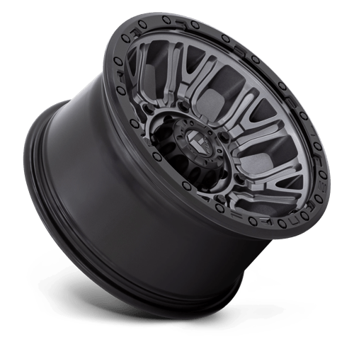 Fuel 1PC D825 TRACTION MATTE GUNMETAL WITH BLACK RING