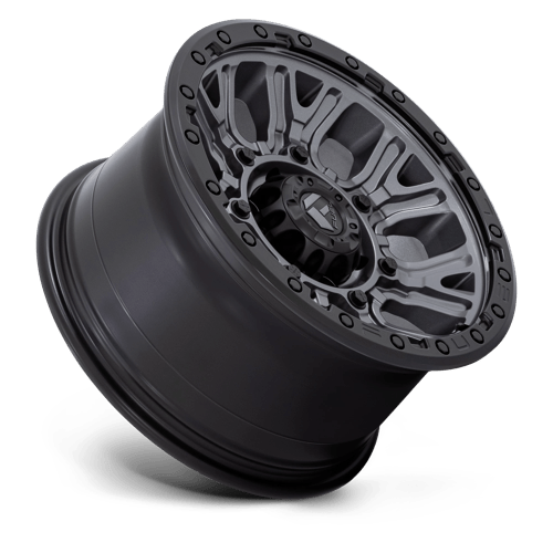 Fuel 1PC D825 TRACTION MATTE GUNMETAL WITH BLACK RING