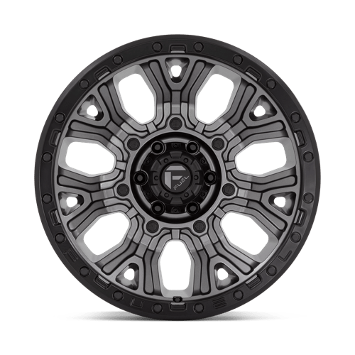 Fuel 1PC D825 TRACTION MATTE GUNMETAL WITH BLACK RING